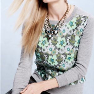 J.Crew Brocade Sweatshirt Size Small